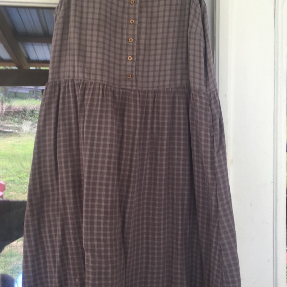 Breakfast check organic cotton Oli Ella dress